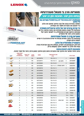 מסוריות חרב - כלל הסוגים